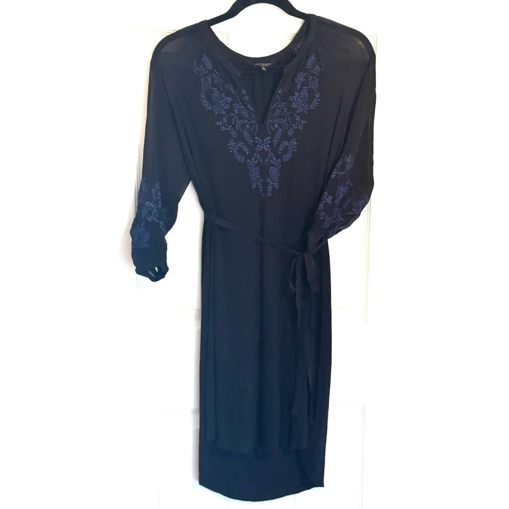 Lucky Brand | Embroidered Peasant Dress